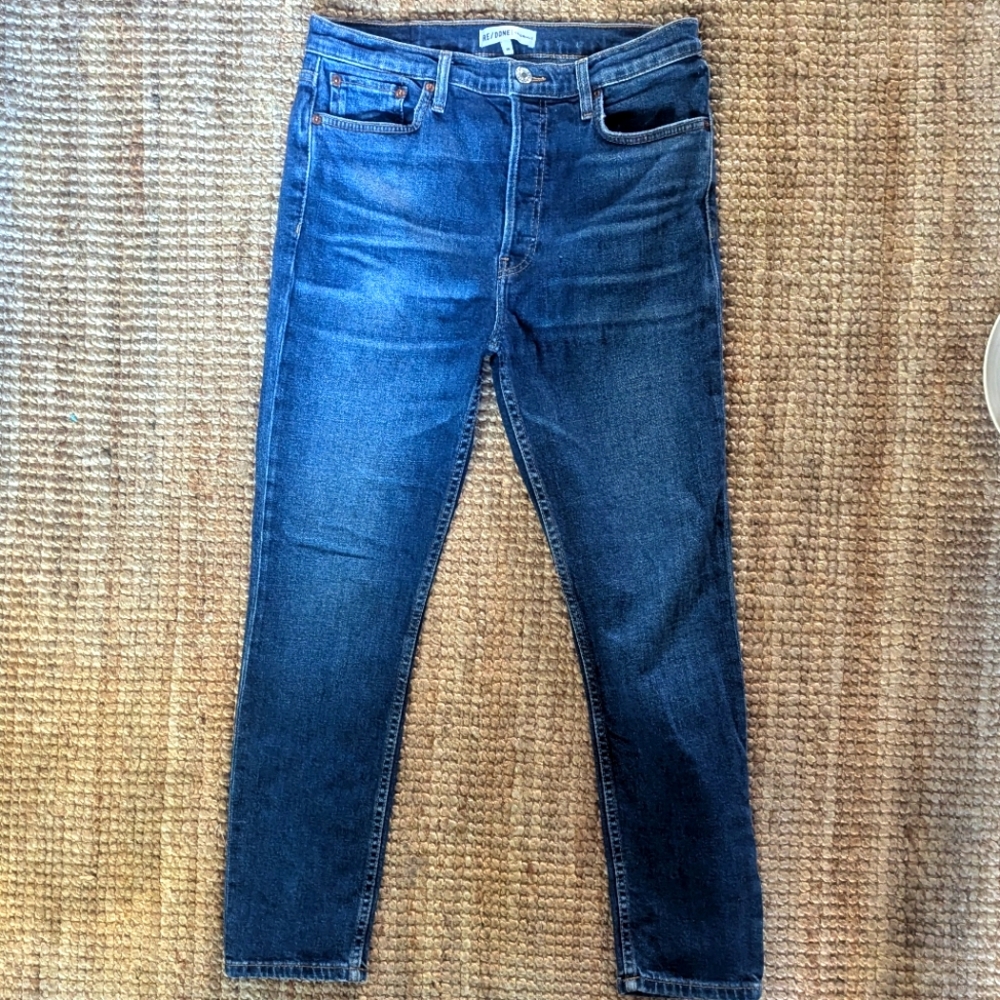 Redone originals high-rise ankle crop